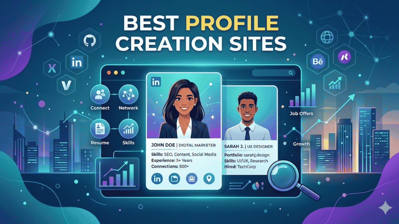 20+ Best Profile Creation Sites For Every User's Needs